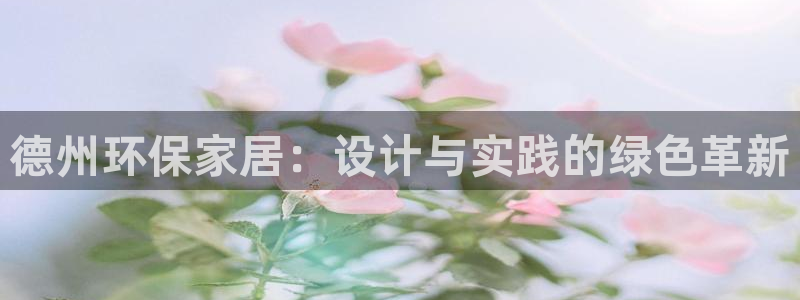 杏宇测速注册：德州环保家居：设计与实践的绿色革新